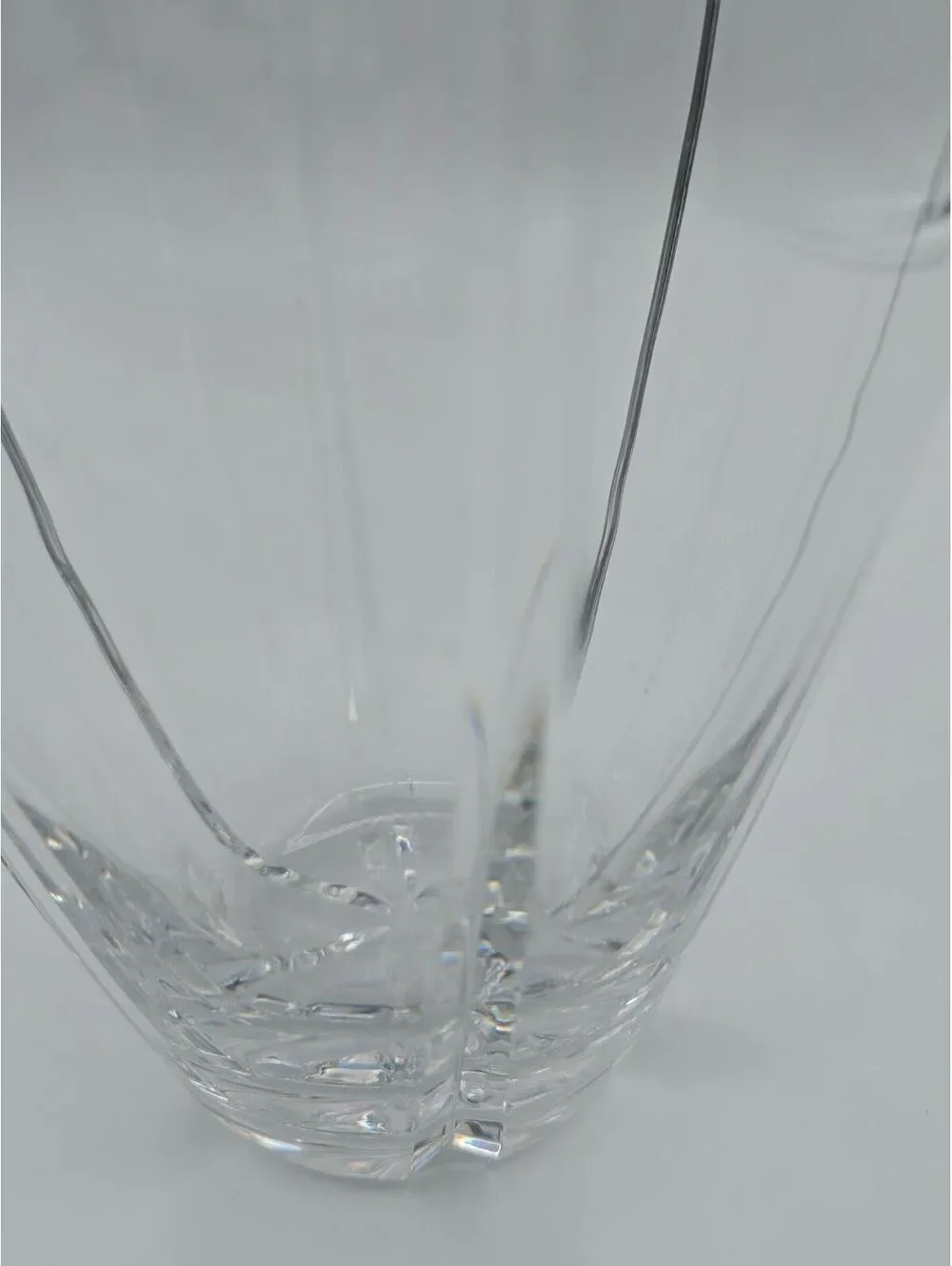 Vintage Miller Rogaska Tulip Crystal Vase Signed Slovenia 10